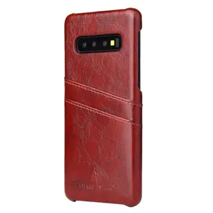 Samsung Galaxy Note10+ Note10 Note9 Note8 皮革保護殼牛皮仿真皮雙插卡手機殼背蓋