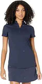 [PUMA] Women's Standard Cloudspun Love Golf Polo, Navy Blazer-Ski Patrol, Small, Navy Blazer-ski Patrol, Small