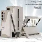 Phone Case With Pen Slot Screen Protector Cover Shell For Samsung Galaxy Z Fold6