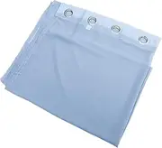 CIMAXIC Curtain Patio Dark Privacy Waterproof Outdoor Apartment Small Room Window Screen Window Drape Elegant Drape Sky-Blue Polyester