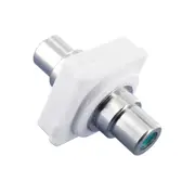 RCA Green Female Plug for Clipsal Wall Plate Wallplate DIY Home Theatre