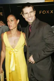 Tom Cruise and Jada Pinkett Smith arrive at the UK Premiere of Co- 2004 Photo 2