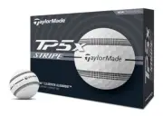 TAYLORMADE TP5X STRIPE 4 DOZEN GOLF BALLS - WHITE - NEW 2024 BALL - VALUE PLUS!