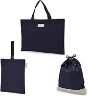 [COLORFUL CANDY STYLE] NK603700 School Entrance Series Bag, Drawstring 3-Piece Set, Dogs Lesson Bag, Shoe Case, Gymnastics Bag, Preparation for Kindergarten Entrance, Cool, Boys