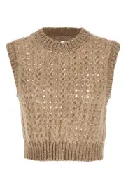 PESERICO Lurex Tricot Vest