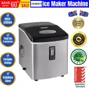 Devanti Ice Maker Machine 3.2L Commercial Stainless Steel Portable Ice Cube Tray