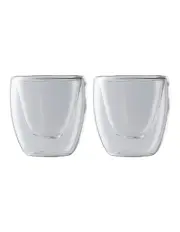 [Maxwell & Williams] Blend Double Wall Espresso Cup Set of 2 80ml in Clear