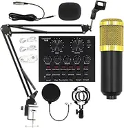 Recording Studio Equipment: Broadcast Kit, Multi-Purpose Condensor Mic Set Transmission In for Recording, Condenser Microphone Set for V Production