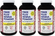 Yerba Prima Fiber Plus Senna Powder, 12 Ounce -3 Per Case