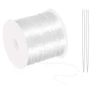 131-Yard Stretchy Bracelet String 0.8 mm Elastic String for Bracelets, White