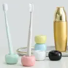 Ceramic Toothbrush Holder Home Multifunctional Mini Donuts Toothbrush Base Frame