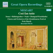 Cosi Fan Tutte -Mozart , Marston , Souez , Helletsgruber , Busch & 4 More CD