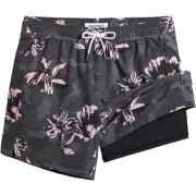 NWT - Maamgic Mens Swim Trunks Compression Liner 5.5”Beach Shorts Size XS Men