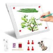 A4 Wireless Battery Powered Light Pad Tracing Light Box Dimmable Brightness R...