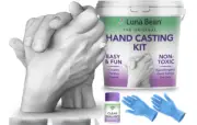 Luna Bean 1305 Keepsake Hands Casting Kit ✨ Couple Large Model - Capture Love!