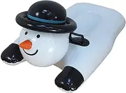 Snow Man Shape Snow Tube, Inflatable Snow Tube for Kids and Adults, Inflatable Sleds for Snow, Heavy Duty Snow Tube Thickening 0.6mm, Snow Toys for Kids Outdoor, Winter Toy for Tubing
