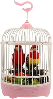 Abaodam Educational Boys and Girls Toy Unique Bird Cage Sound Activated Birds Creative Playset for Toddlers