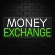 Money Exchange Sign for Business Displays | LED Flex Neon | 32"W x 13"H x 1"D