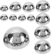 Abaodam 12Pcs Gazing Balls Garden Decor Reflective Half Globe for Outdoor Pool Lawn Decoration Mirror Polished Hemisphere for Home and Garden Use