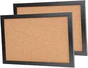 BCOATH 2pcs Functional Bulletin Board School Wall Decoration Home Wall Decor Decorative Cork Board Modern Design Easy Pinning