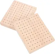 KONTONTY 2pcs Pottery Doll Display Base Drying Board for Clay Models Smooth Edges and Stable Support for Art Projects DIY Crafting Accessory