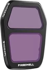 Freewell ND32PL/ND64PL Filter Compatible with DJI Air 3S - Achieve Perfect Exposure and Glare Reduction in Extremely Bright Conditions for Professional Aerial Photography