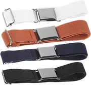 [Holibanna] 4pcs Boys and Girls Belt Elastic Waist Belts Boys or Girls Adjustable for Jeans Skirts