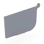 Stratco Quad Gutter 125 Stop End