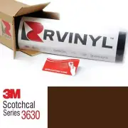 3M 3630 Scotchcal Dark Brown 59 Translucent Vinyl Film Craft Sign DIY Sheet Roll