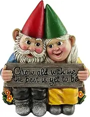 Garden Gnome Statue,Couple Gnome Statues,Garden Statues Gardener Couple Gnome, Indoor Outdoor Garden Statue Decoration