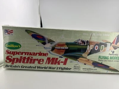 Guillows Supermarine Spitfire Laser CutModel Kit, WS, #GUILL504
