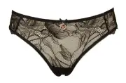 EMPORIO ARMANI women's Brazilian briefs in lace underwear article 164397 3F206