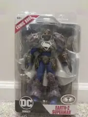McFarlane Toys DC Page Punchers Earth-2 Superman Platinum Edition