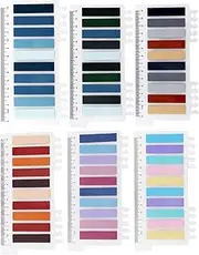 LEEGAWU 1200-Piece Sticky Tabs Book Tabs - 30 Colors Writable Morandi Sticky Tabs, Repositionable Color Page Markers - Transparent Sticky Note Tabs, Post Stick It Tabs, School Supplies, Index Tabs