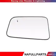For 2007-2008 Ford EDGE Chrome Flat Mirror Glass Driver Left Side Glass New