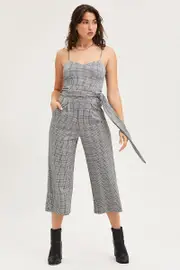 Stripe Jumpsuit Sleeveless - Size 10, Women's Jumpsuit