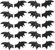 10pairs Decors DIY Clothes Accessories Cosplay Decorative Props Black