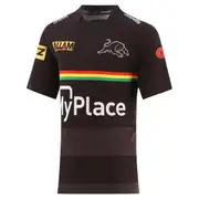 Kid's NRL Penrith Panthers 2025 Black Training T-Shirt