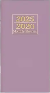 Planner 2025-2026, Multifunctional Notebook, Academic & Business Organizer, 24-Month Pocket Journal, 16.5 x 9 cm Daily Monthly Schedule, College Nursing Use