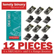 NRF24L01+ Wireless RF Module and Range Booster Adapter for Arduino Respberry PI