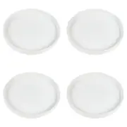 4x Maine & Crawford Theo 16cm Porcelain Plate Small Food Serving Dinner Dish WHT