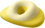 B Baosity Face Down Pillow Napping Pillow Memory Foam Head Rest Support Neck Support Cushion Massage Pillows for Home Desk Beauty Salon, Yellow