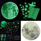 435 Glow In The Dark Stars Wall Stickers Kids Nursery Room Bedroom Decor~