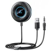 Bluetooth AUX Adapter for Car, [Plug and Play] Bluetooth 5.3 Receiver, 3.5mm ...