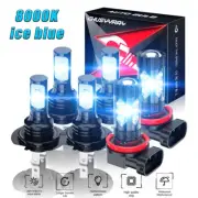FOR Smart Fortwo 2008 2009-2015 6X LED Headlight Bulbs Kit Hi/Lo + Fog Light (for: Smart)