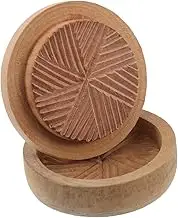 Manual Grinder Wooden Grain Mill for Home Use Handheld Peeling Tray for and Easy to Operate Kitchen Tool Versatile Grain