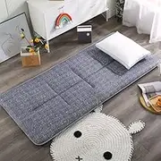 Japanese Floor Futon Mattress, Tatami Floor Mat Portable Camping Mattress Kids Sleeping Pad Foldable Roll Up Floor Lounger Pillow Bed Twin Size (Color : Type A, Size : 1.5 * 2m)