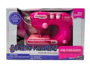 Kids Sewing Machine "Sew A Drawstring Bag" Fabric Thread Included Beginner NEW