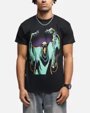[GOAT CREW] Goat Crew X Scooby-doo Green Ghost Vintage T-shirt Black - Size XL XL Black