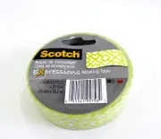 Scotch Expressions Decorative Masking Tape Geometric Design Light Green 1 Roll